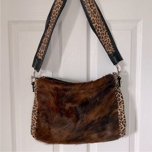 Western Cowhide Leather Crossbody